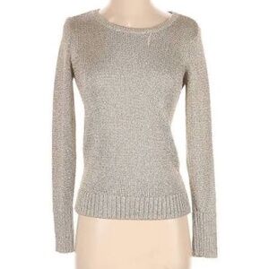 White House Black Market Gold Sweater